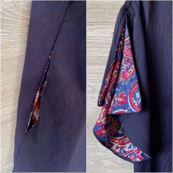 Happy Vibes Tunic Dress with Paisley Lining - Picture 4 of 4